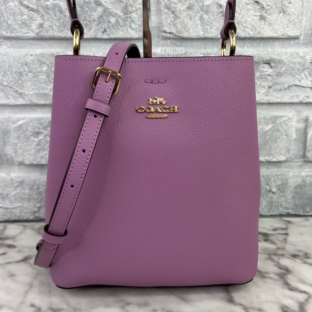 Coach Town Bucket Bag Crossbody Handbag Violet Orchid